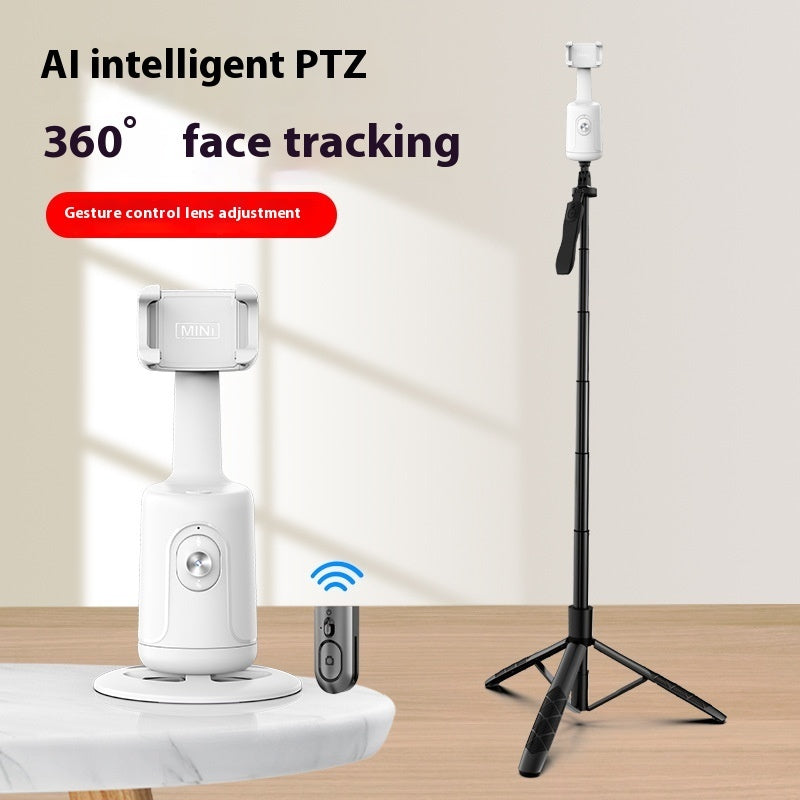 360 Auto Face Tracking Gimbal AI Smart Gimbal Face Tracking Auto Phone Holder For Smartphone Video Vlog Live Stabilizer Tripod - ALLURA MARKET LIMITED