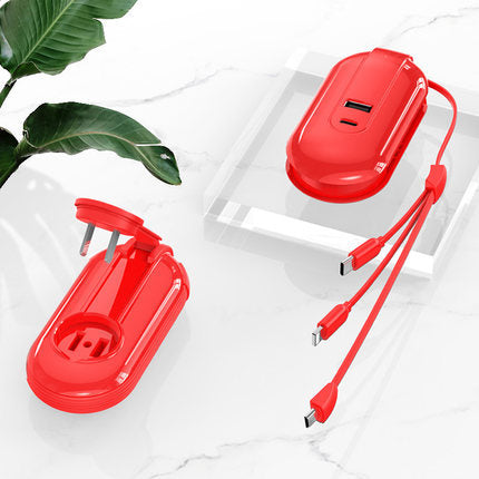 Mobile Phone Multifunctional One For Three Chargers - ALLURA MARKET LIMITED