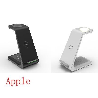 3 In 1 Fast Charging Station Wireless Charger Stand Wireless Quick Charge Dock For Phone Holder - ALLURA MARKET LIMITED