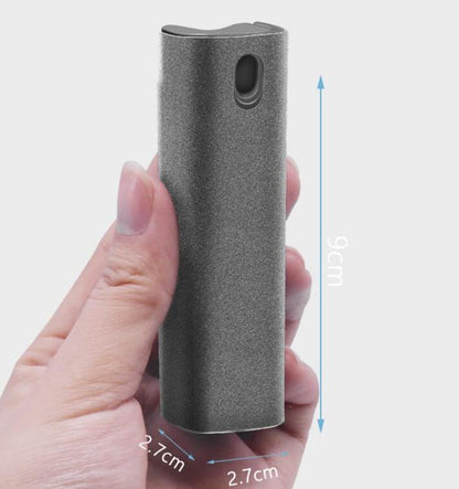 2 In 1 Phone Computer Screen Cleaner Kit For Screen Dust Removal Microfiber Cloth Set - ALLURA MARKET LIMITED