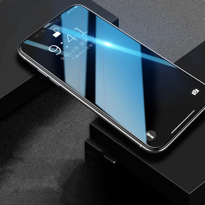 Compatible With Tempered Glass Screen Protector For   11 Pro Max 12 Mini 11Pro 12Pro XS X XR 7 8 Plus 6 6S SE 5S Protection Film - ALLURA MARKET LIMITED