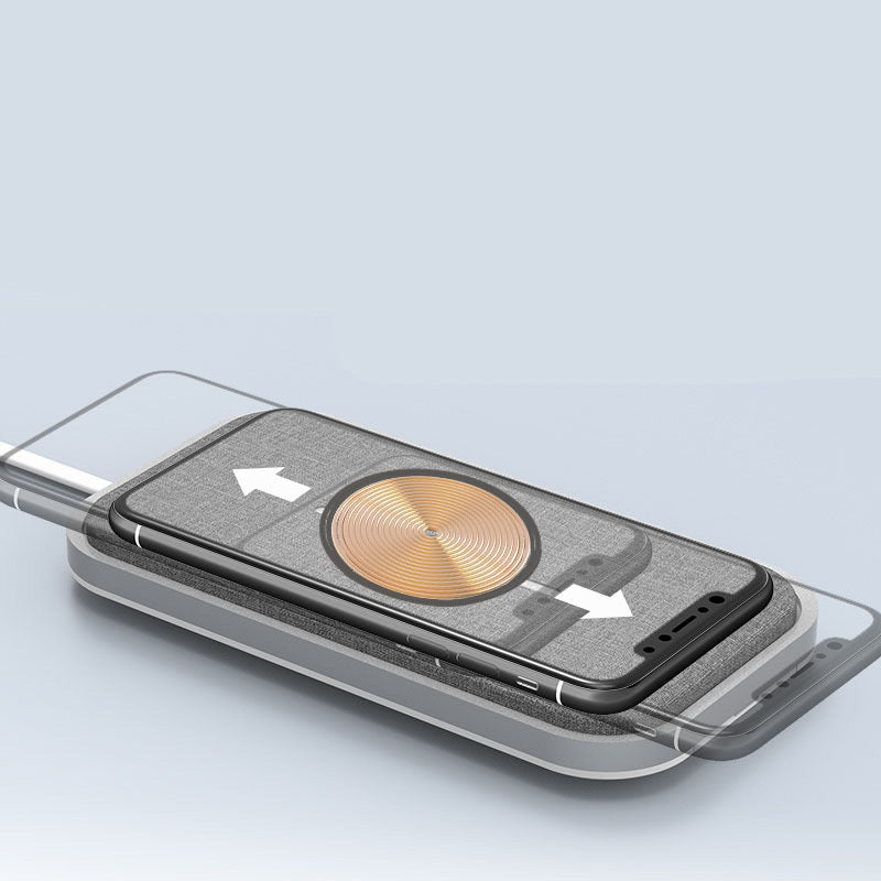 Compatible with Apple, Le Chargeur Sans Fil Convient A La Charge Rapide Automatique Automatique Du Telephone Portable Universel Apple IPhone  Huawei  Xiaomi  Samsung - ALLURA MARKET LIMITED