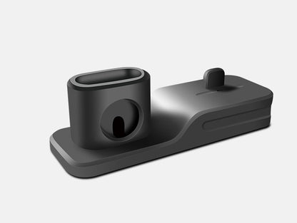 Compatible with Apple, 3-in-1 mobile phone charging base for  iwatch charging stand airpods charging stand - ALLURA MARKET LIMITED