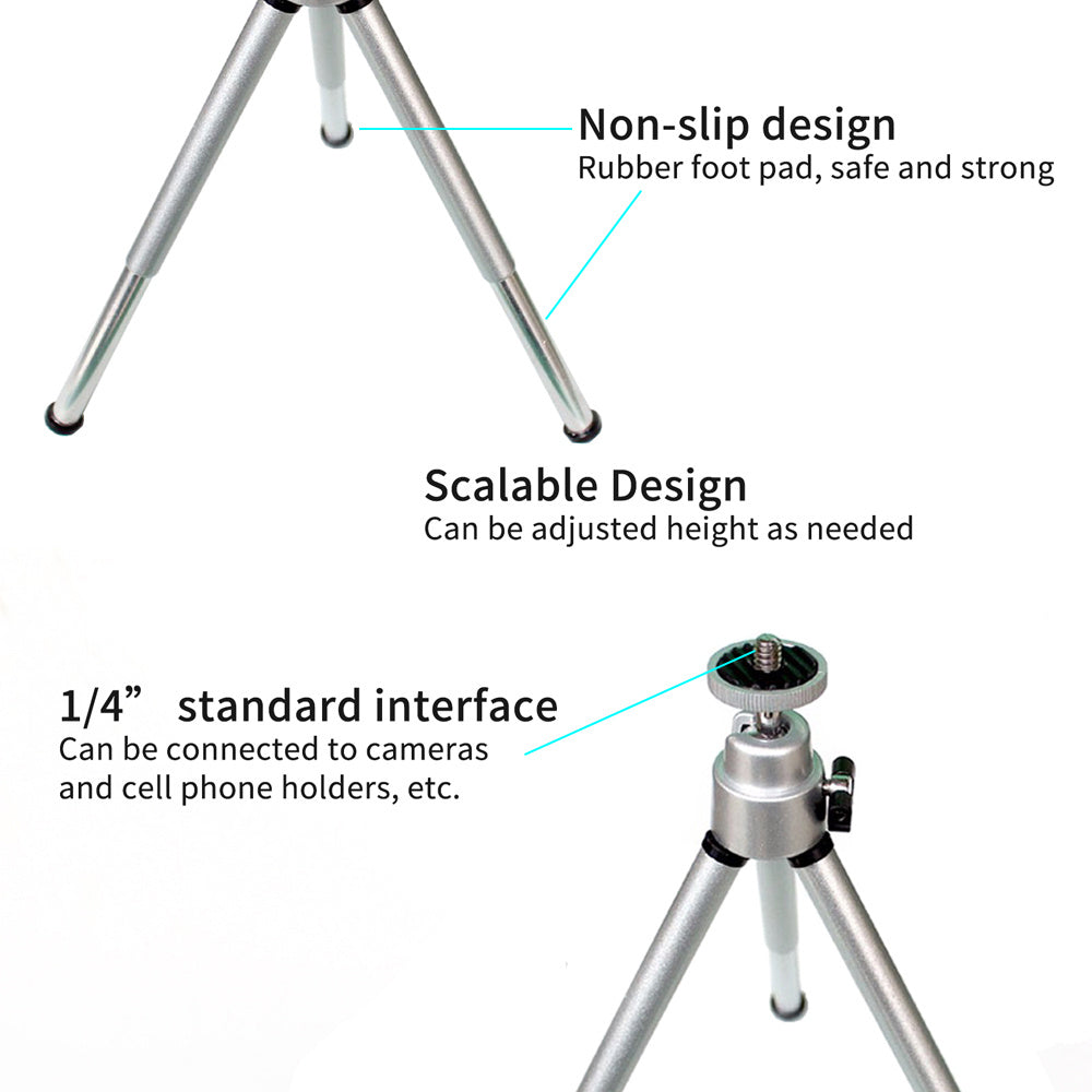 Compatible WithApple, Compatible WithApple , Universal Mini Flexible Tripod Stand ForCanonNikon Digital Cameras Camcorder - ALLURA MARKET LIMITED