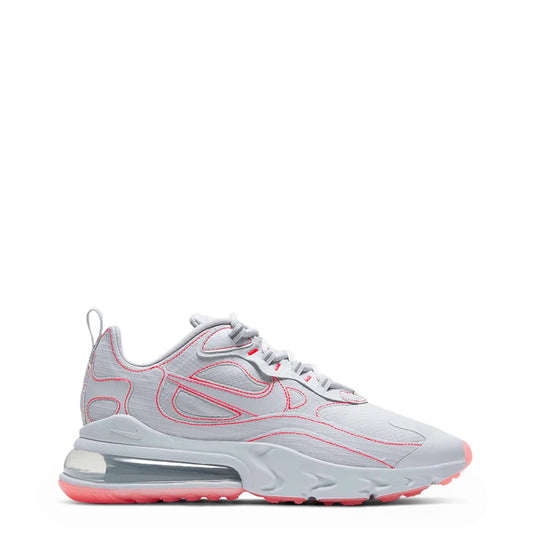 White Nike AirMax270Special-CQ6549_100 women's sneaker with synthetic upper and rubber sole, side profile view