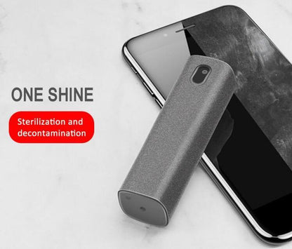 2 In 1 Phone Computer Screen Cleaner Kit For Screen Dust Removal Microfiber Cloth Set - ALLURA MARKET LIMITED