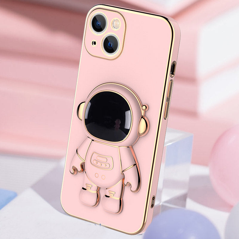 3D Astronaut Phone Case Anti-Drop Electroplating Bracket - ALLURA MARKET LIMITED