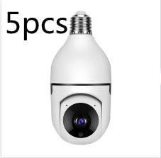 WiFi CAMERA 1080P Bulb 4X Zoom Camera E27 Home 5GWiFi Alarm Monitor - ALLURA MARKET LIMITED