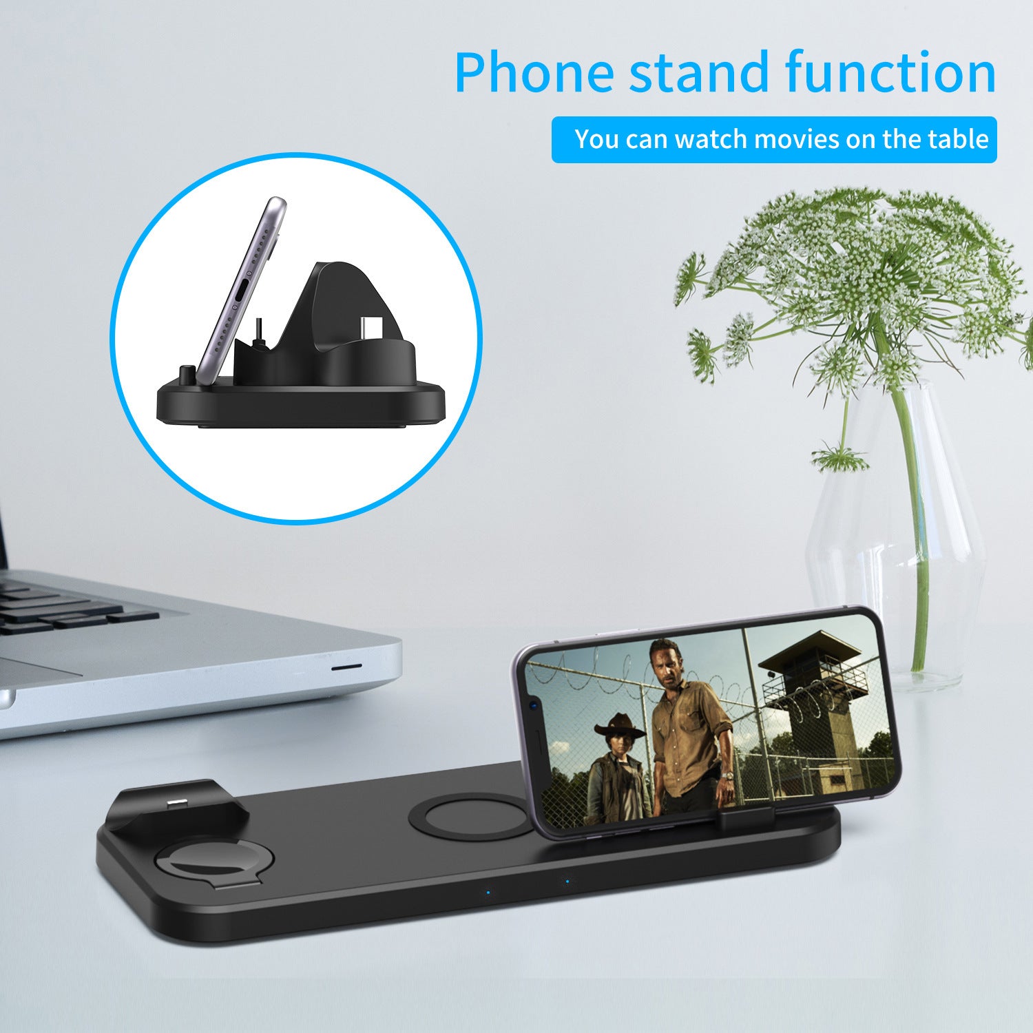 Compatible with Apple , Multifunctional wireless charger - ALLURA MARKET LIMITED