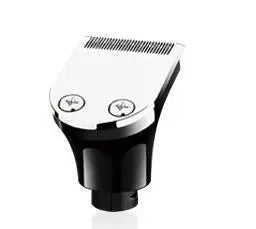 Close-up of black and silver 5 blade electric shaver head attachment for multifunctional rechargeable men's grooming tool