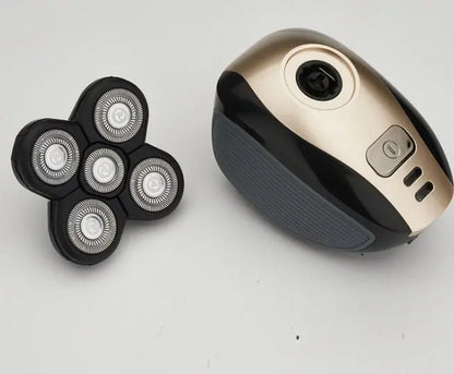 5 in 1 multifunctional electric shaver with detachable 5-blade razor head and rechargeable body for men’s grooming