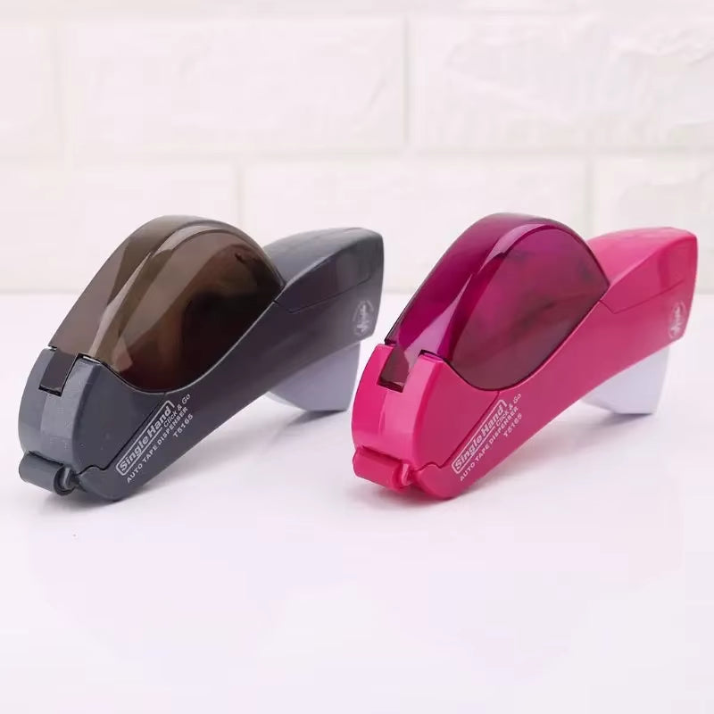 Automatic Tape Dispenser Hand-Held Press Cutter for Gift Wrapping Scrap Booking Book Cover