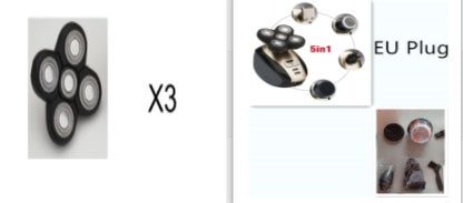 5 In 1 Multifunctional Electric Shaver 5 Blade Razor For Men Shaved Head Rechargeable Shaving Machine Beard Nose Hair Trimmer - ALLURA MARKET LIMITED