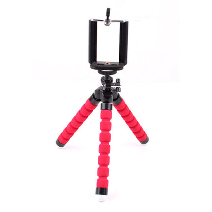 Compatible with Apple, Mini Flexible Sponge Octopus Tripod Stand Holder for Mobile Phone Smartphone GoPro Camera Monopod Support Bracket Deskstop Stent - ALLURA MARKET LIMITED