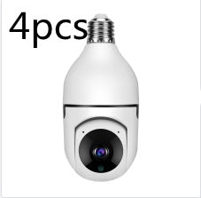WiFi CAMERA 1080P Bulb 4X Zoom Camera E27 Home 5GWiFi Alarm Monitor - ALLURA MARKET LIMITED