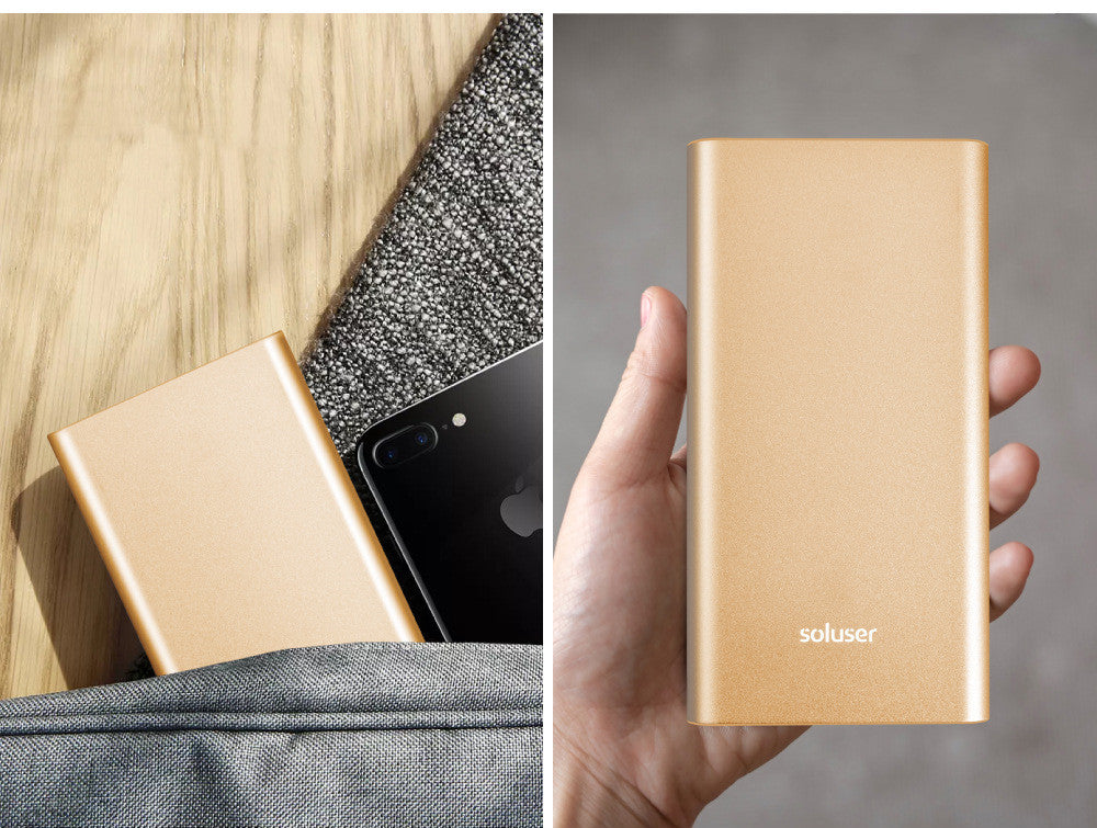 Power Bank 12000mAh Ultra-thin Aluminum Alloy Power Bank - ALLURA MARKET LIMITED