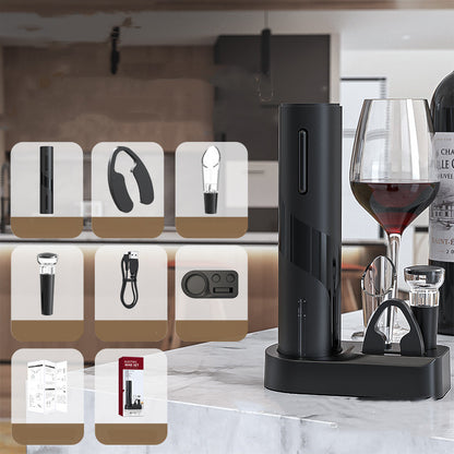 Electronic Bottle Opener Qier Plastic USB Rechargeable Wine Electric Electronic Bottle Opener - ALLURA MARKET LIMITED