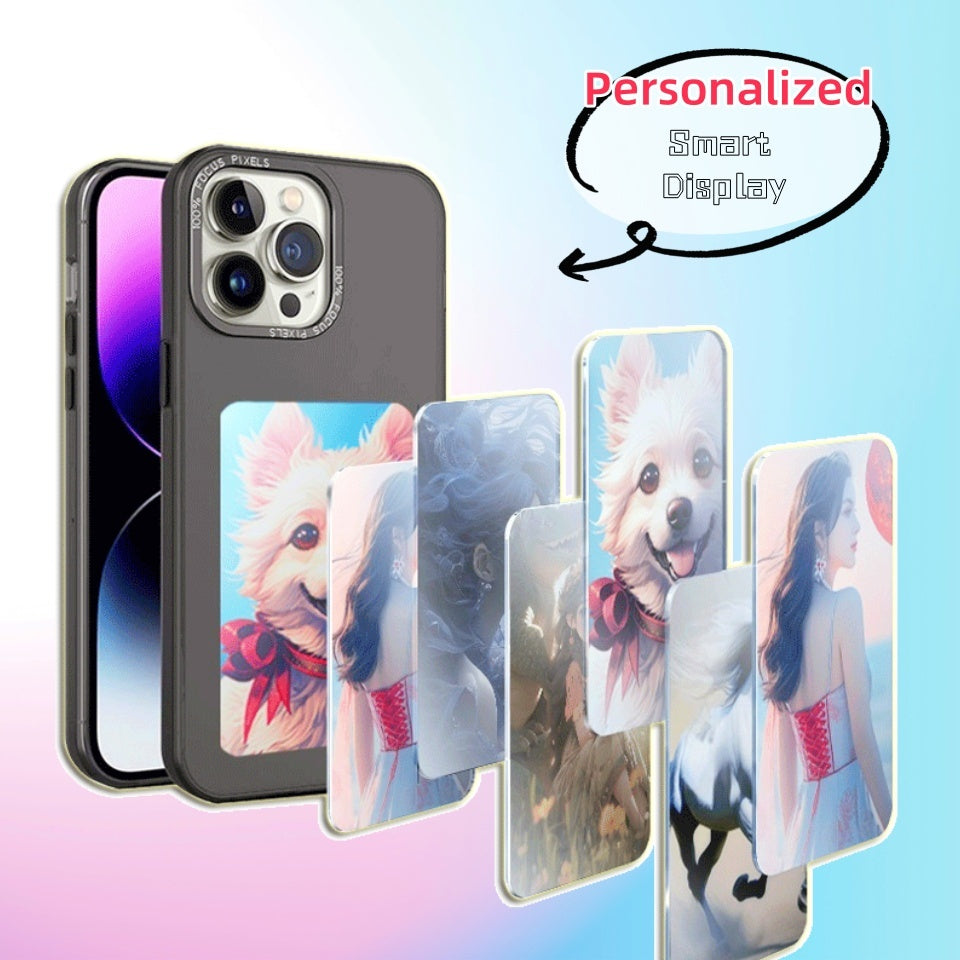 E-ink Screen Phone Case Unlimited Screen Projection Personalized Phone Cover Battery Free New Designer Luxury Phone Case - ALLURA MARKET LIMITED