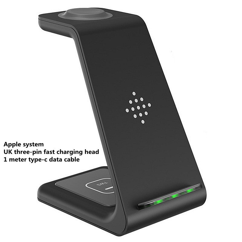 3 In 1 Fast Charging Station Wireless Charger Stand Wireless Quick Charge Dock For Phone Holder - ALLURA MARKET LIMITED