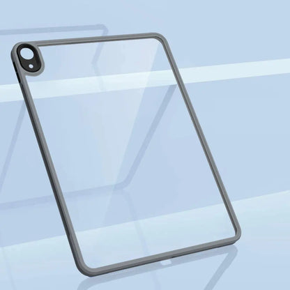 Transparent acrylic protective case for Apple iPad Air4 2020 with black border and camera cutout
