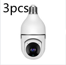 WiFi CAMERA 1080P Bulb 4X Zoom Camera E27 Home 5GWiFi Alarm Monitor - ALLURA MARKET LIMITED