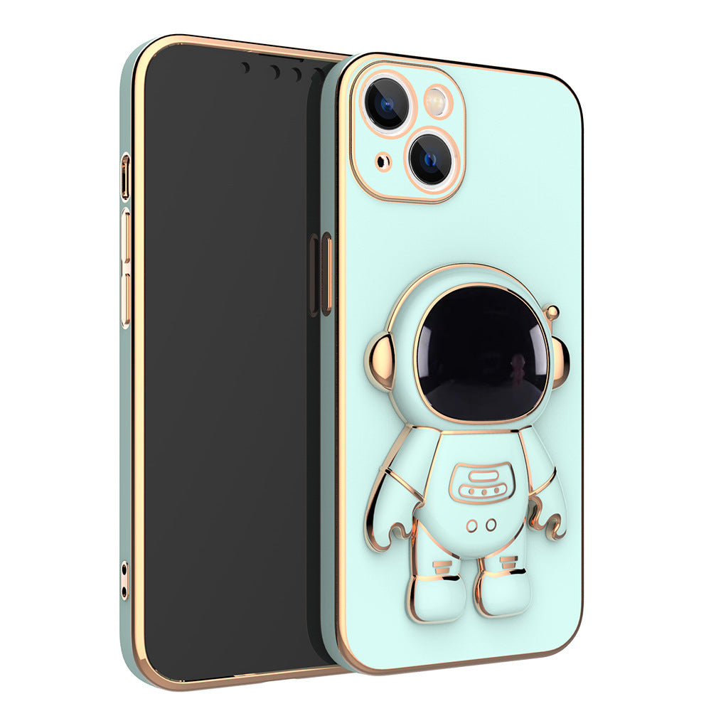 3D Astronaut Phone Case Anti-Drop Electroplating Bracket - ALLURA MARKET LIMITED