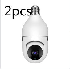WiFi CAMERA 1080P Bulb 4X Zoom Camera E27 Home 5GWiFi Alarm Monitor - ALLURA MARKET LIMITED