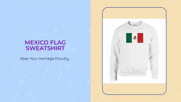 Mexico Flag Sweatshirt by@Outfy