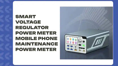 Smart Voltage Regulator Power Meter Mobile Phone Maintenance Power Meter by@Outfy