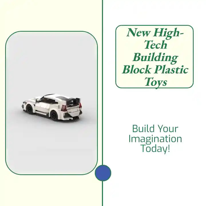 New High-tech Building Block Plastic Toys by@Outfy