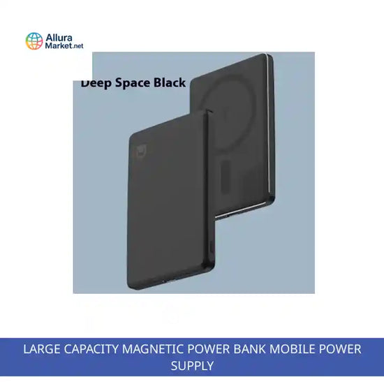 Large Capacity Magnetic Power Bank Mobile Power Supply by@Outfy