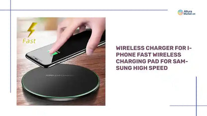 Wireless Charger For I-Phone Fast Wireless Charging Pad For Sam-sung High Speed by@Outfy