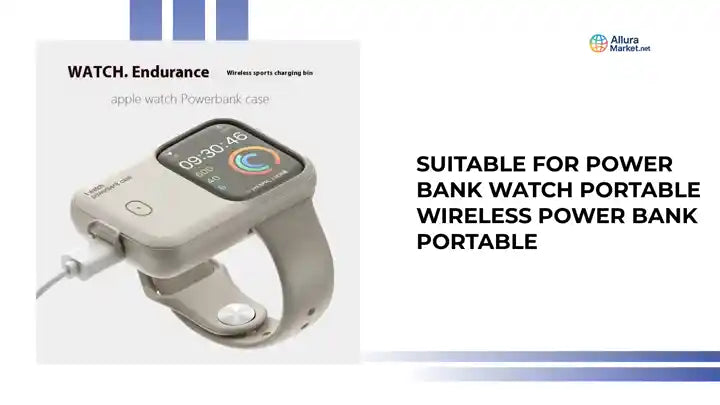 Suitable For Power Bank Watch Portable Wireless Power Bank Portable by@Outfy