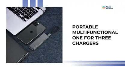Portable Multifunctional One For Three Chargers by@Outfy