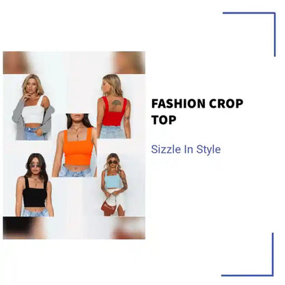 Fashion crop top by@Outfy